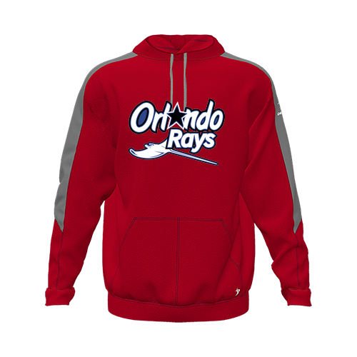 [CUS-DFW-HOOD-FLC-LSL-RED-YXS-LOGO1] Hoodie (Youth XS, Red, Logo 1)