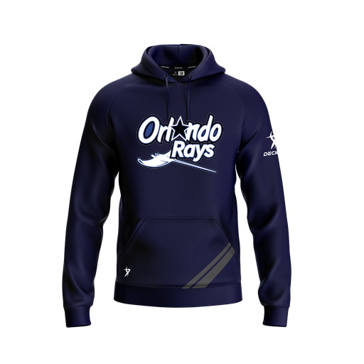 [FOLHSMNV-YXS-LOGO1] Decker Summit Hoodie (Youth XS, Navy, Logo 1)