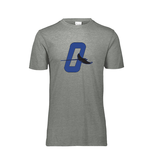 [FTSCUBGY-AS-LOGO3] Decker Men's Tri-Blend T-Shirt - Short Sleeve (Adult S, Gray, Logo 3)