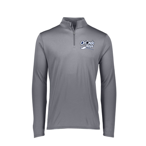 [FTLQFLGY-FAXS-LOGO1] Decker Women's Flex-Lite 1/4 Zip Shirt (Female Adult XS, Gray, Logo 1)