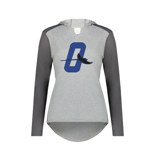 [6902.30V.XS-LOGO3] Ladies Vintage Hoodie (Female Adult XS, Gray, Logo 3)