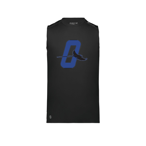 [222593.080.S-LOGO3] Men's CoolDry TankTop (Adult S, Black, Logo 3)