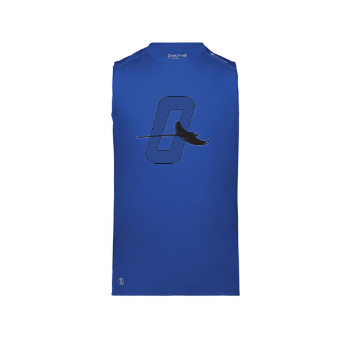 [222593.060.S-LOGO3] Men's CoolDry TankTop (Adult S, Royal, Logo 3)