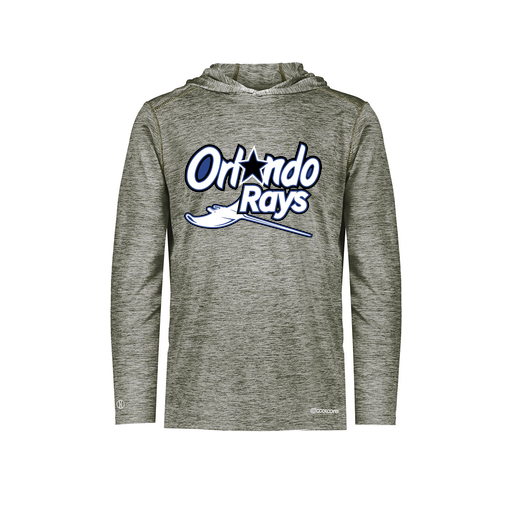 [FOLHCGGY-AS-LOGO1] Decker Men's Charge Hoodie (Adult S, Gray, Logo 1)