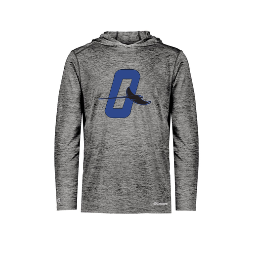 [FOLHCGBK-YS-LOGO3] Decker Youth Charge Hoodie (Youth S, Black, Logo 3)