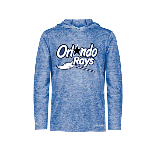 [FOLHCGRY-YS-LOGO1] Decker Youth Charge Hoodie (Youth S, Royal, Logo 1)