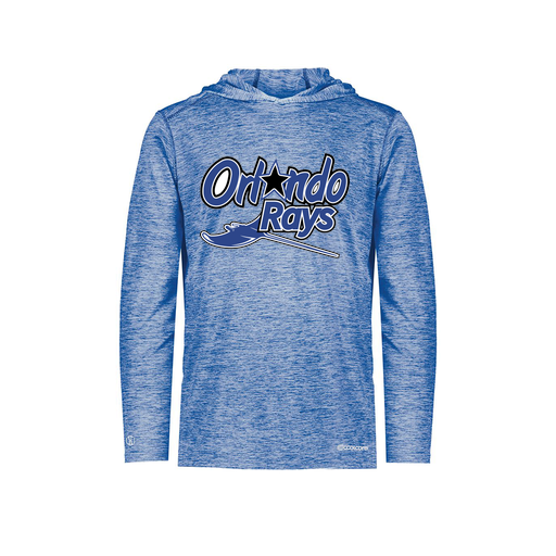 [FOLHCGRY-YS-LOGO2] Decker Youth Charge Hoodie (Youth S, Royal, Logo 2)