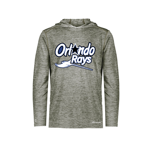 [FOLHCGGY-YS-LOGO1] Decker Youth Charge Hoodie (Youth S, Gray, Logo 1)