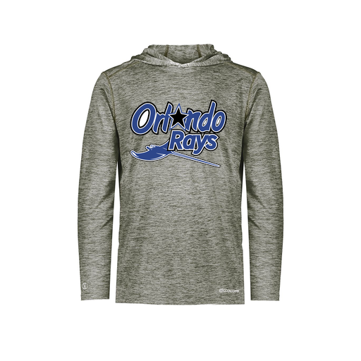 [FOLHCGGY-YS-LOGO2] Decker Youth Charge Hoodie (Youth S, Gray, Logo 2)